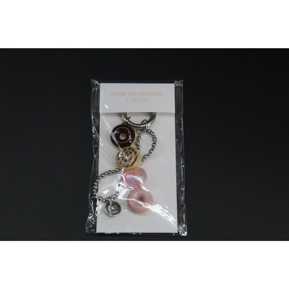 Laneige Donut Keychain Open To Wonder Pink Dessert Charm Keyring K Beauty Sealed